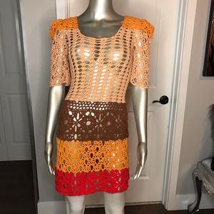 HANDMADE Ooak knit soft dress